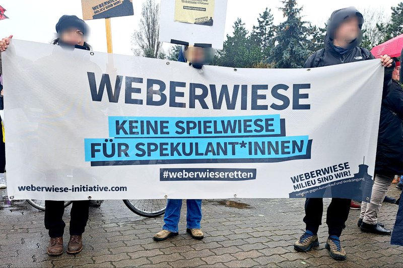 Weberwiese-Ini Mietendemo 02.04.23